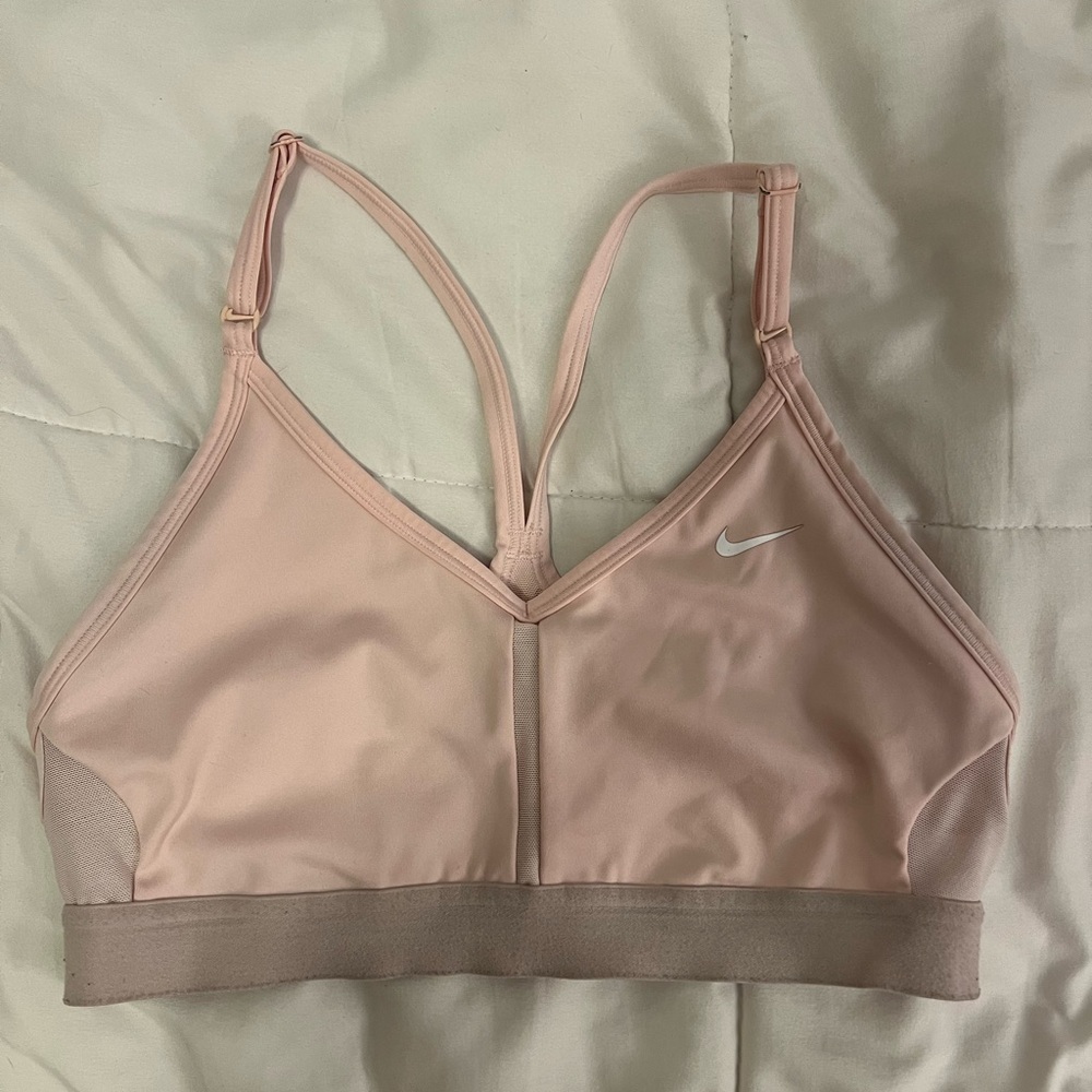 Nike dry fit sports bra pink